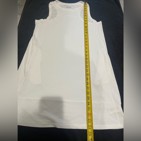 ⚪️ATHLETA PACIFICA ILLUME WHITE DRESS Women’s Size Small⚪️ - Picture 2 of 10